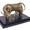 Cow And Calf Set With Base Dhokra Art
