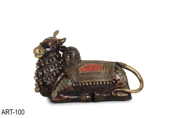 Nandi Color Dhokra Art