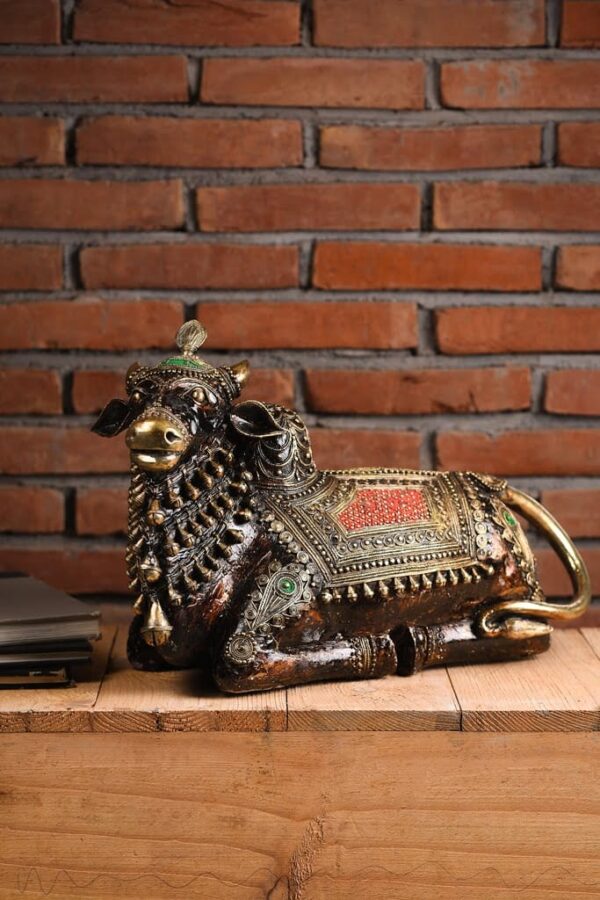 Nandi Color Dhokra Art