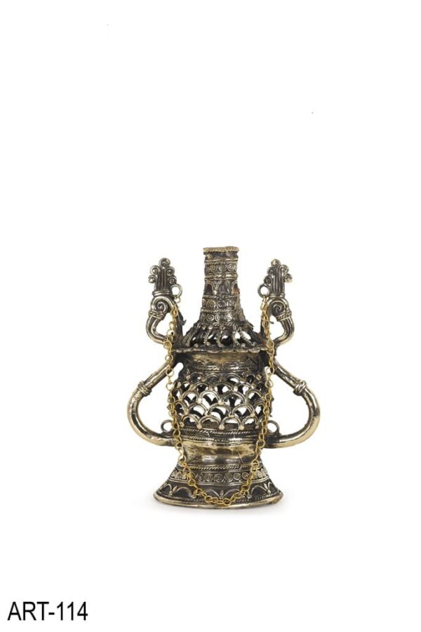 Lamp Bell Metal Dhokra Art