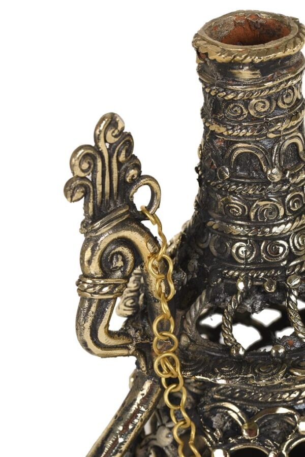 Lamp Bell Metal Dhokra Art