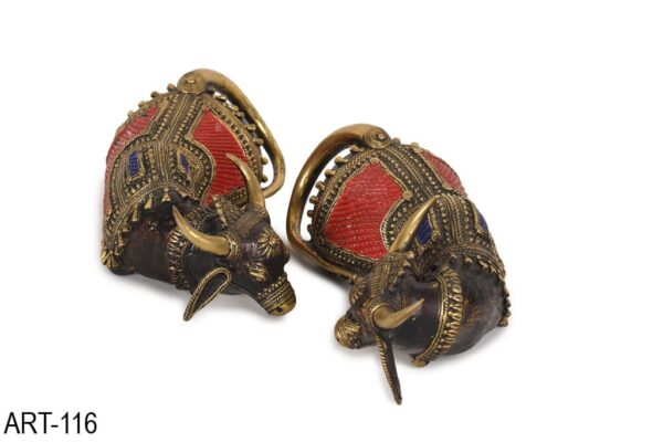 Pair of Shiv Nandi for Home Decor
