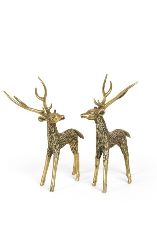 Pair of Reindeer Statue
