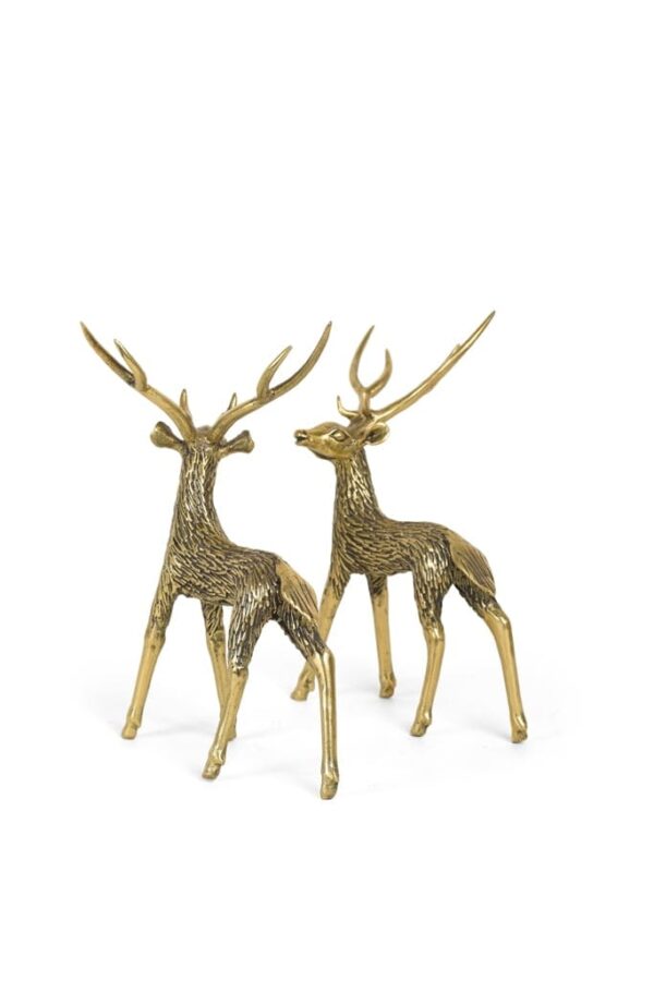 Pair of Reindeer Statue