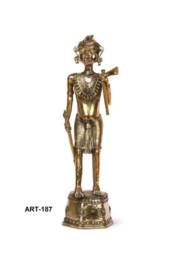 Statue of Madia Dhokra Art