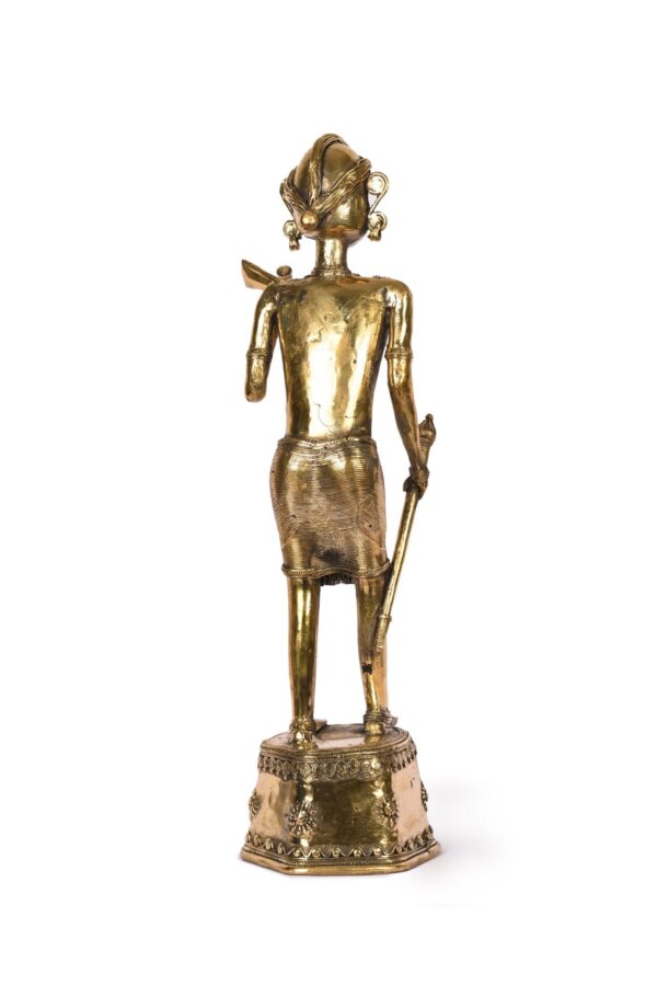 Statue of Madia Dhokra Art