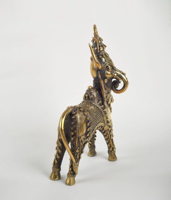 Shiv Nandi in Ganesh Head Statue