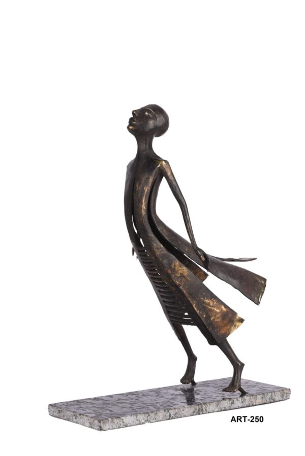 Tribal Statue of Lady in Modern Shape