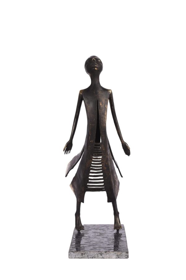 Tribal Statue of Lady in Modern Shape