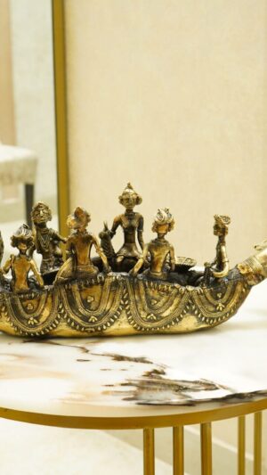 Tribal Boat of Peacock