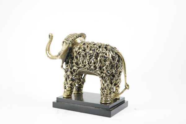 Tribal Figure Elephant with Base