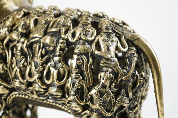 Tribal Figure Elephant with Base