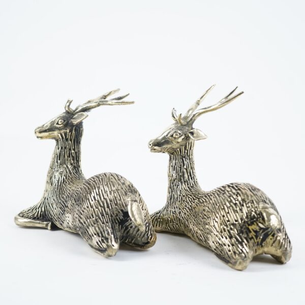 Dhokra Art Deer Set