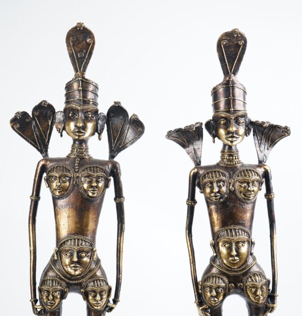 Dhokra Trible Face Statue