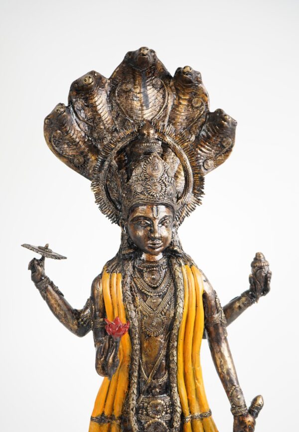 Dhokra Art Vishnu Statue
