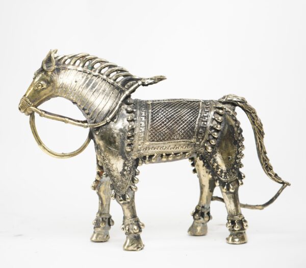 Dhokra Horse Statue
