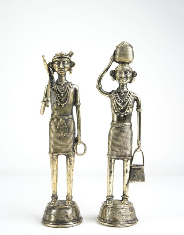 Dhokra Art Standing Madia Madin