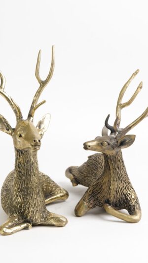 Dhokra Art Deer Set