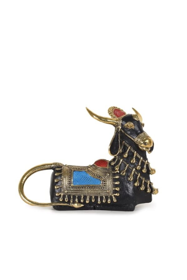 Shiv Nandi Statue Dhokra Art