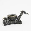 Dhokra Art Deer Candle Stand