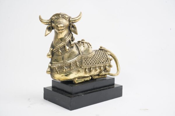 Dhokra Art Nandi with Base