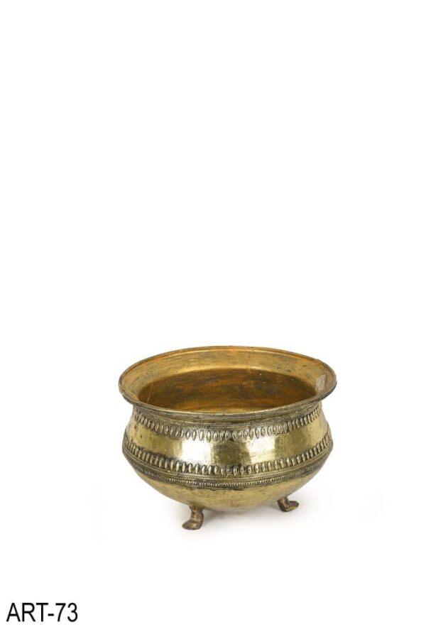 Pot Antique Brass for Home Decor