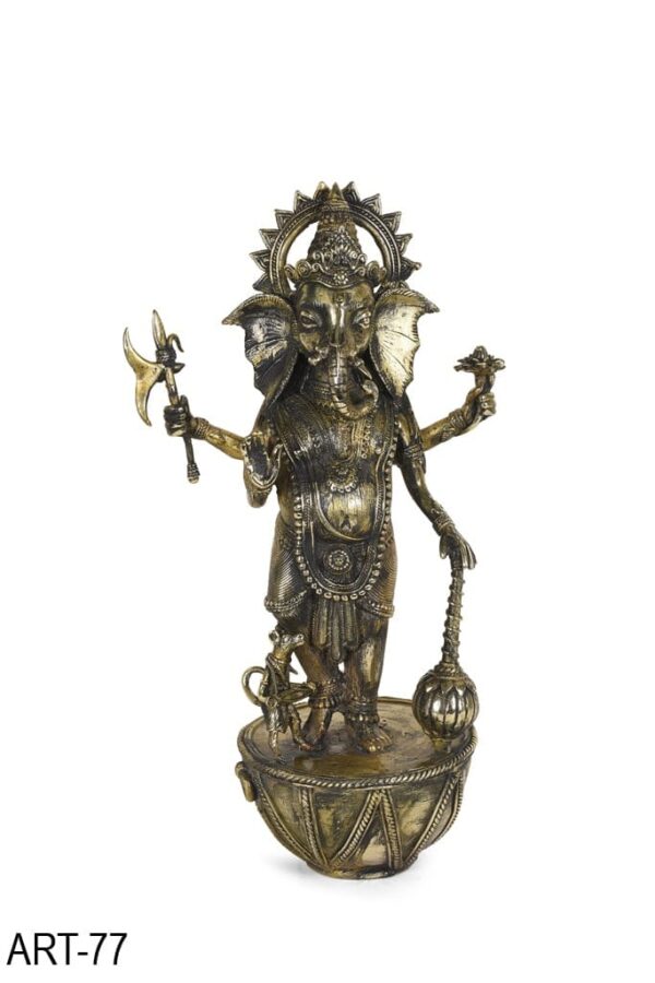 Lord Ganesh Dhokra Art