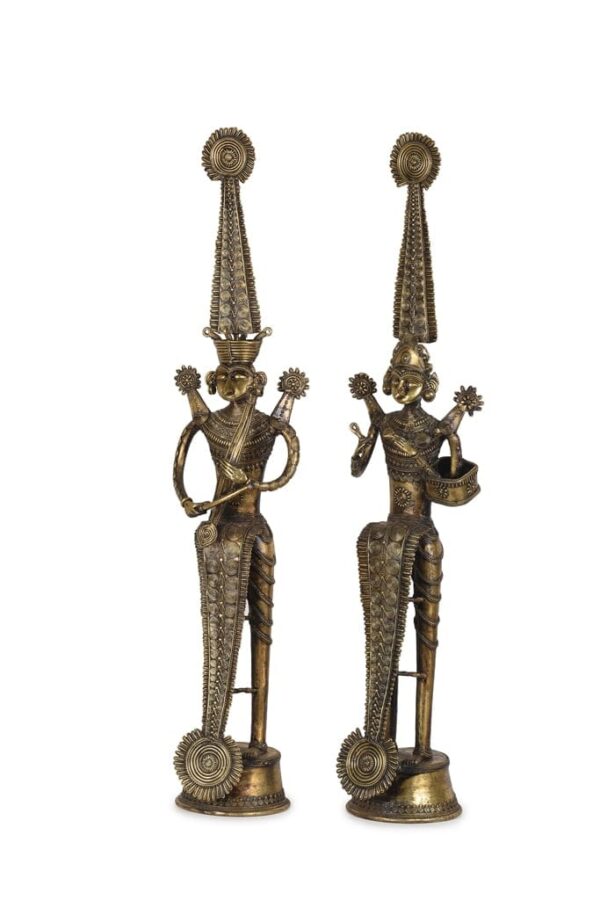Jhitki  Mitki Dhokra Art