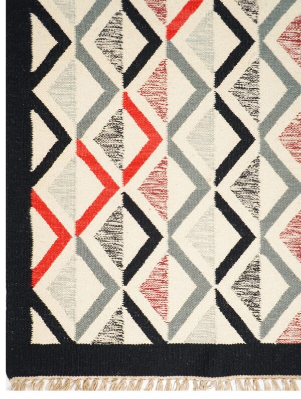 Zigzag Mirage Hand Woven Cotton Rug