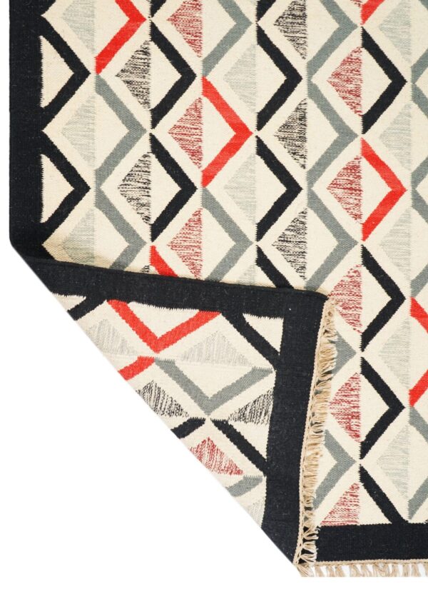 Zigzag Mirage Hand Woven Cotton Rug