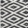 Monochrome Echo Hand Woven Cotton Rug