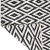 Monochrome Echo Hand Woven Cotton Rug