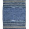 Indigo Horizon Hand Woven Cotton Rug