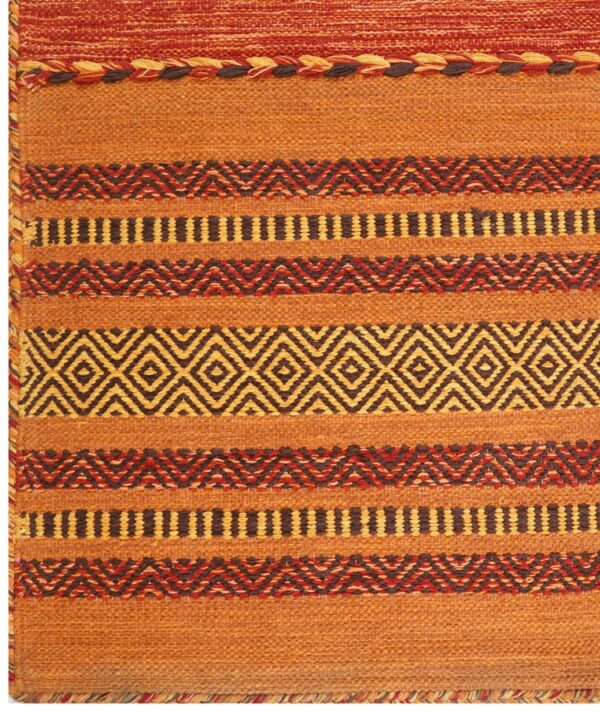 Rustic Ember Hand Woven Cotton Rug