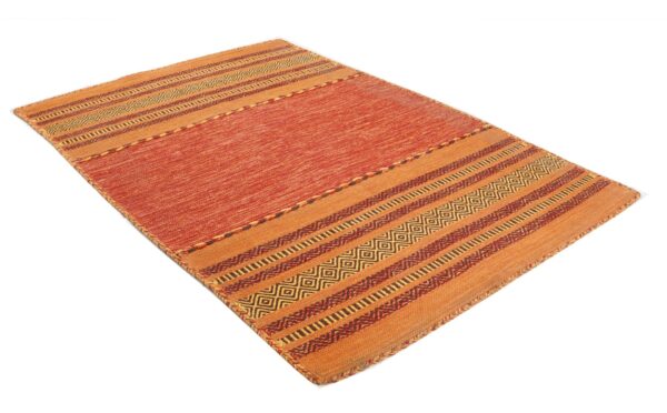 Rustic Ember Hand Woven Cotton Rug