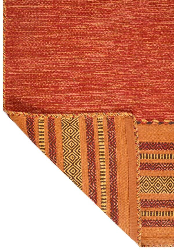 Rustic Ember Hand Woven Cotton Rug