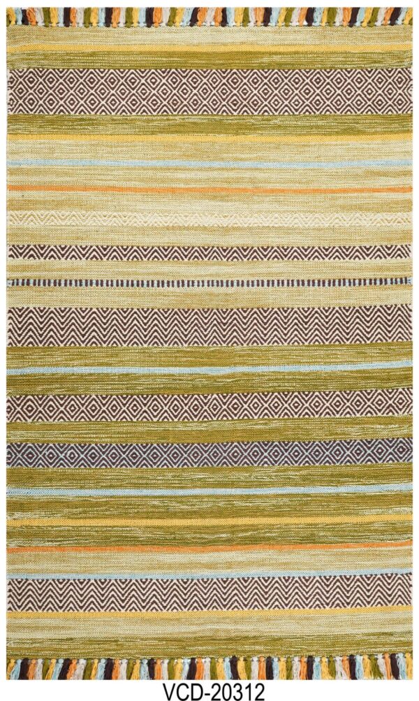 Sona Vira Hand Woven Cotton Rug