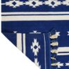 Indigo Horizon Hand Woven Cotton Rug