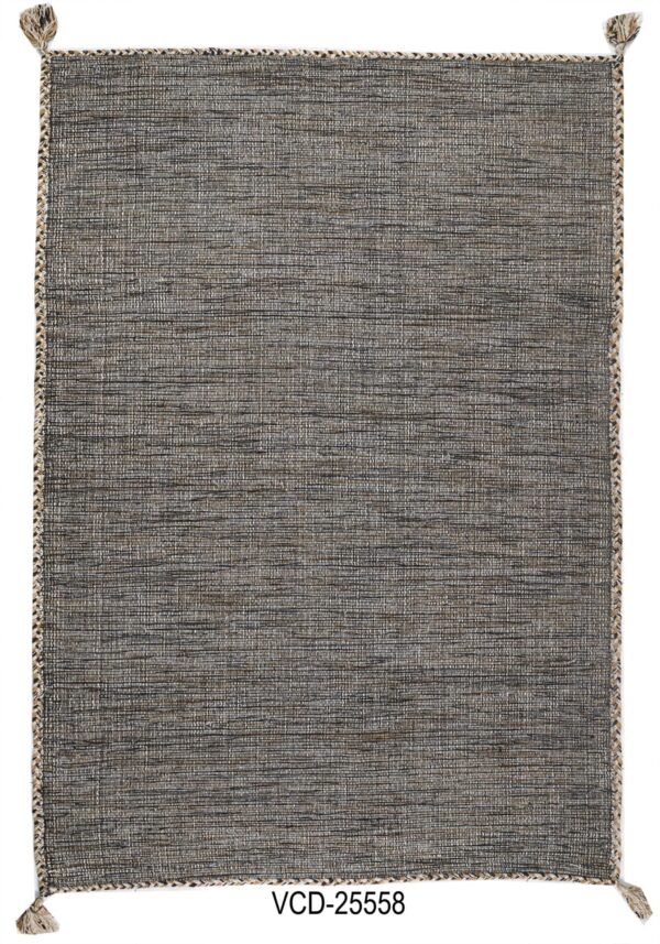 Urban Slate Hand Woven Cotton Rug