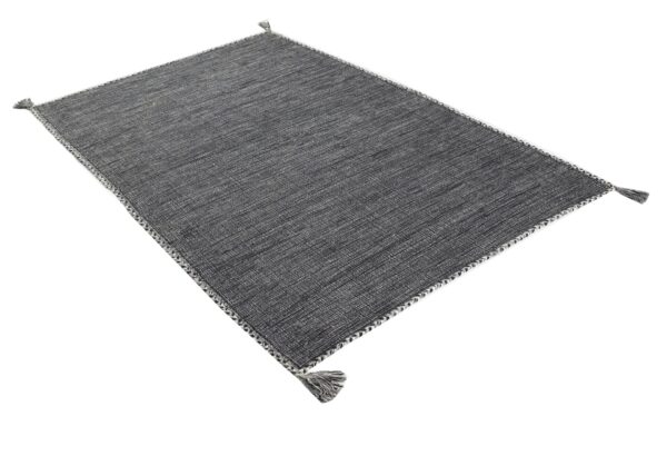 Midnight Weave Hand Woven Cotton Rug