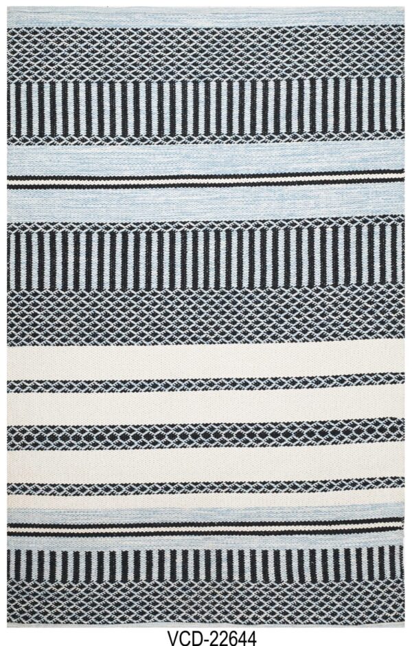 Nordic Stride Hand Woven Cotton Rug