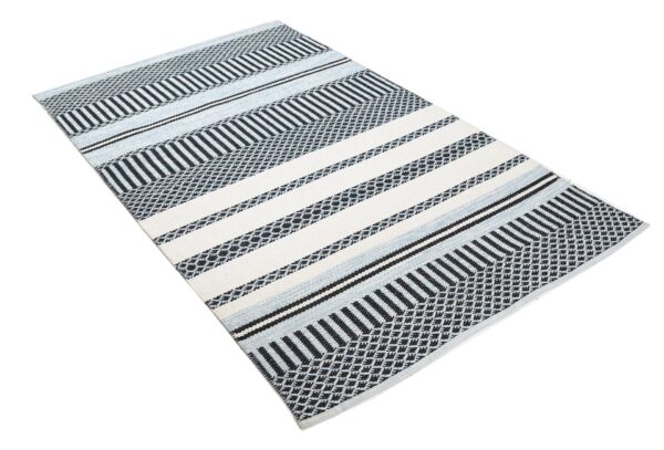 Nordic Stride Hand Woven Cotton Rug