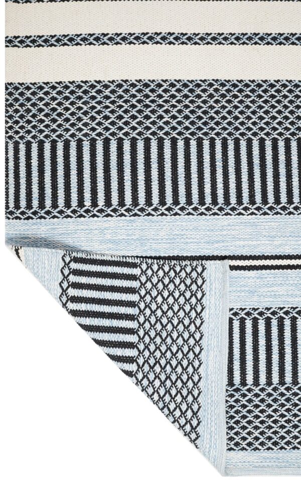 Nordic Stride Hand Woven Cotton Rug