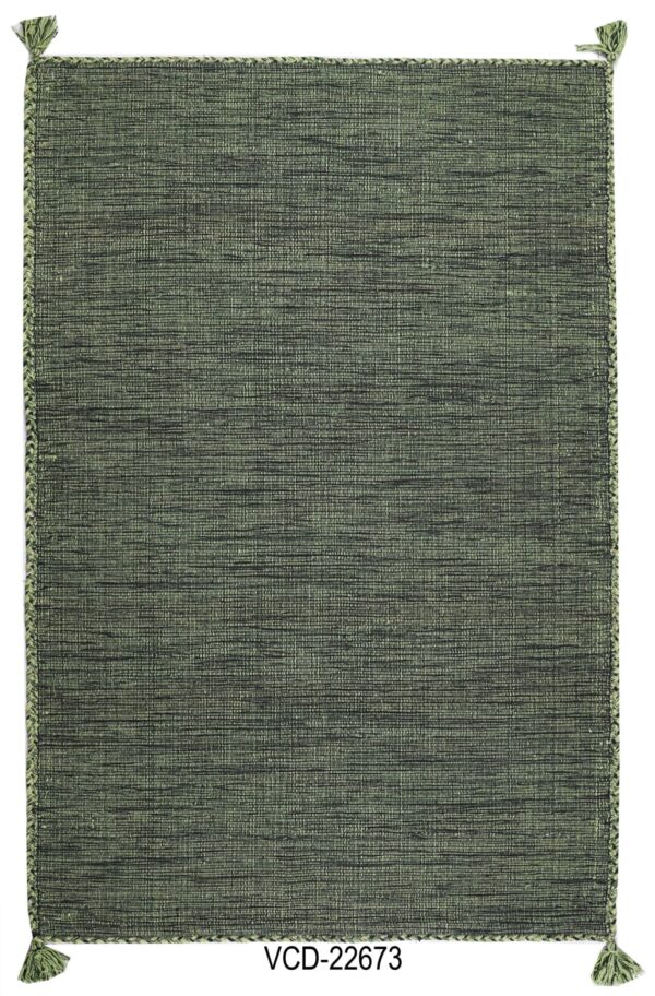 Evergreen Loom Hand Woven Cotton Rug