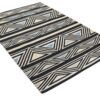 Midnight Mirage Hand Woven Cotton Rug