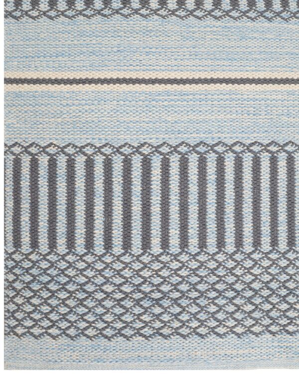 Harbor Stripes Hand Woven Cotton Rug