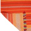 Sunset Stripes Hand Woven Cotton Rug