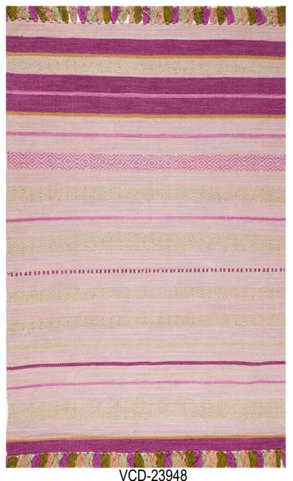 Sunset Harmony Hand Woven Cotton Rug