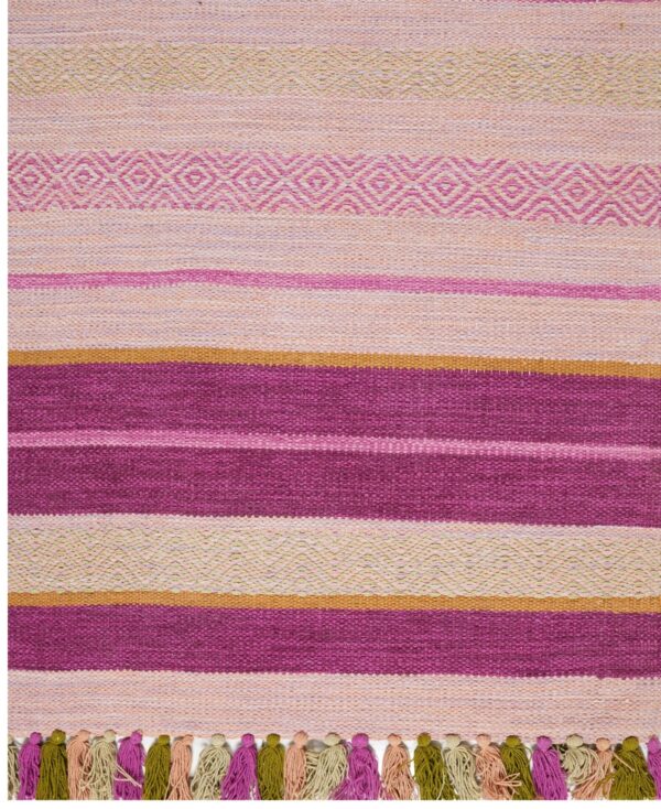 Sunset Harmony Hand Woven Cotton Rug