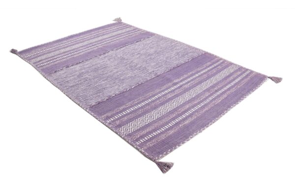 Lavender Bliss Hand Woven Cotton Rug